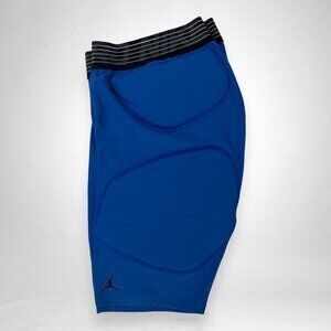 Nike Men's 3XL Jordan Pro Hyperstrong 5-Pad Basketball Shorts Blue BQ2724-403